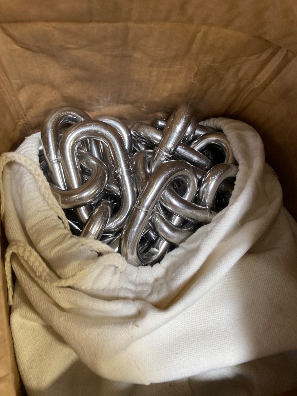 Photo 1 of 316 Stainless Steel Boat Anchor Chain with 2 Pcs Anti-Off Shackles, Marine Grade