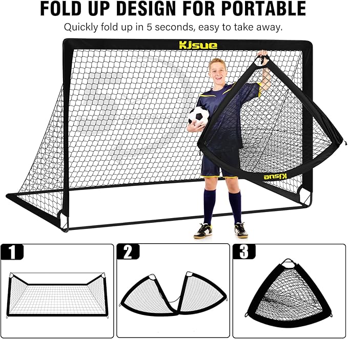 Photo 1 of Kids Soccer Goals for Backyard -Soccer Net