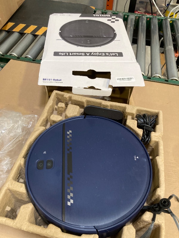 Photo 1 of Robot Vacuum and Mop Combo, 2-in-1 Mopping Robot Vacuum Cleaner with 2300Pa Suction, 2.87'' Slim Design, Wi-Fi/App/Voice Control, 3D Obstacle Avoidance&Self-Charging for Hard Floors, Carpets, Pet Hair