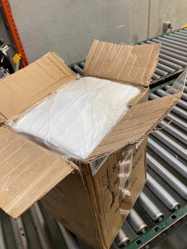 Photo 1 of  Hazmat Suits 30Pack Disposable Protective Coveralls, Heavy Duty Full Body Painters Suit for Men & Women with Elastic Wrists, Ankles and Hood, Available in 6 sizes-2X-Large 