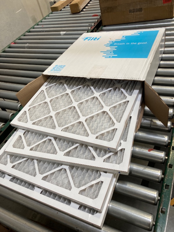Photo 1 of  FILTI 20x20x1 Air Filter MERV 13 | Pleated Home Air Filter | HVAC AC Furnace Filter MADE IN USA (4 Pack) 