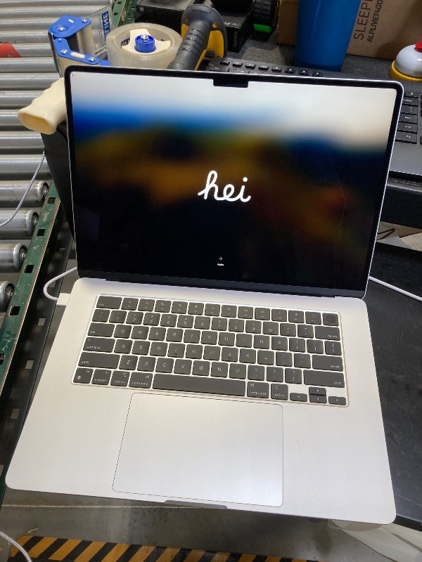 Photo 1 of Apple 2024 MacBook Air 15-inch Laptop with M3 chip: Built for Apple Intelligence, 15.3-inch Liquid Retina Display, 16GB Unified Memory, 512GB SSD Storage, Backlit Keyboard, Touch ID; Starlight