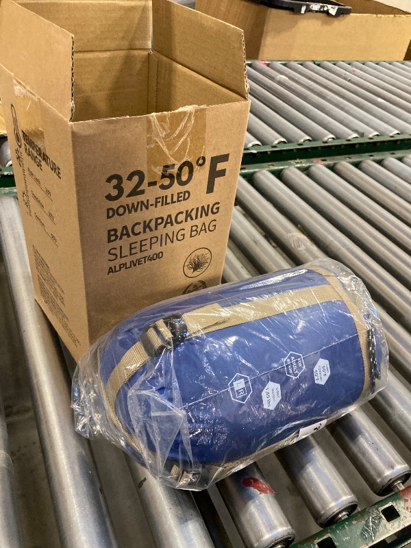 Photo 1 of ZOOOBELIVES Ultralight Backpacking 32-50F Down Sleeping Bag - 27oz Ultra Compact 650 Fill Power Envelope Sleeping Bag for Hiking, Camping and Backcountry, Lightweight and Compressible – Alplive T400