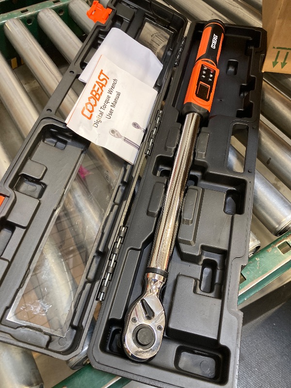 Photo 1 of Digital Torque Wrench, 1/2 Drive 6-340NM (3.76-250.8 Ft.lbs), Orange