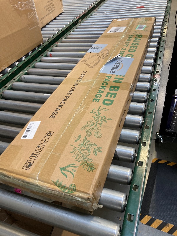 Photo 1 of Vegeworker 2PCS 8x4x1ft Raised Garden Bed-Outdoor Galvanized Planter Box for Vegetables, Fruits,Herbs, Flowers, Metal Raised Garden Bed kit-Grey