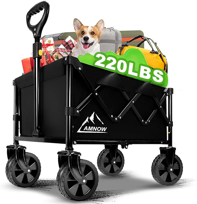 Photo 1 of Collapsible Beach Wagon with Big Wheels for Sand