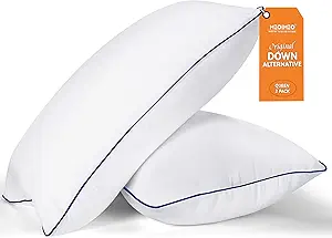 Photo 1 of MZOIMZO Bed Pillows for Sleeping- Medium Soft, Queen Size Set of 2, Cooling Hotel Quality for Back, Stomach or Side Sleepers