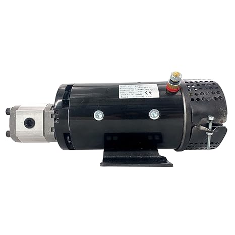 Photo 1 of 161936 161937 24VDC Hydraulic Pump Motor Assembly Compatible with Skyjack Electric Scissor Lift SJIII3215, SJIII3219, SJIII3220, SJIII3226, SJIII4620, SJIII4626, SJIII4632 Replace# SJ-161937 SJ-161936