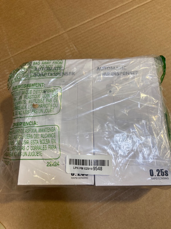 Photo 1 of 2 Pack Automatic Soap Dispensers,12.8oz/380ml USB Touchless Automatic Foaming Soap Dispenser,Rechargeabled Wall Mounted Smart Soap Dispenser for Bathroom Kitchen Dish Soap