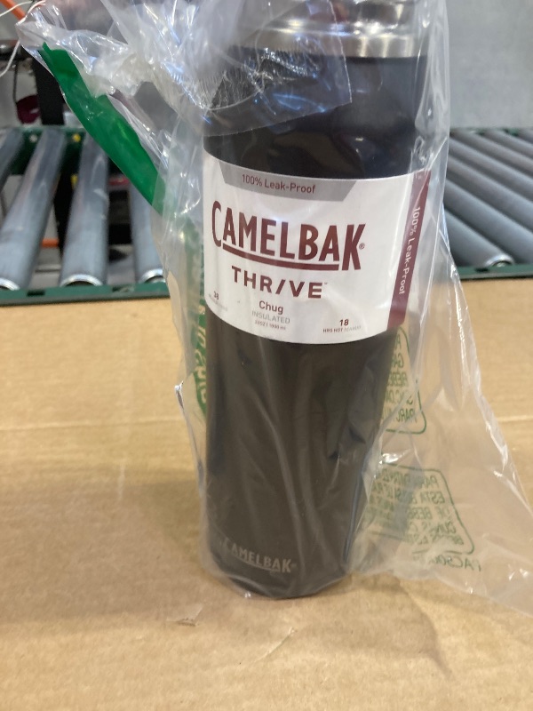 Photo 1 of CamelBak Thrive Chug Insulated Stainless Steel Water Bottle Black, 32oz- missing lid