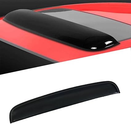 Photo 1 of 43inch 1100mm Universal Sun roof Wind Deflector, 1pc Dark Smoke Auto Moonroof Window Visor for Deflecting Rain, Noise and Windy Weather with Waterproof Double Side Tape RN110
