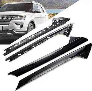 Photo 1 of Windshield A-Pillar Molding Trim,Outer & Inner Windshield Panel Molding Trim for 2011-2019 Ford Explorer Replaces 926-450,926-451,Driver Left & Passenger Right Side