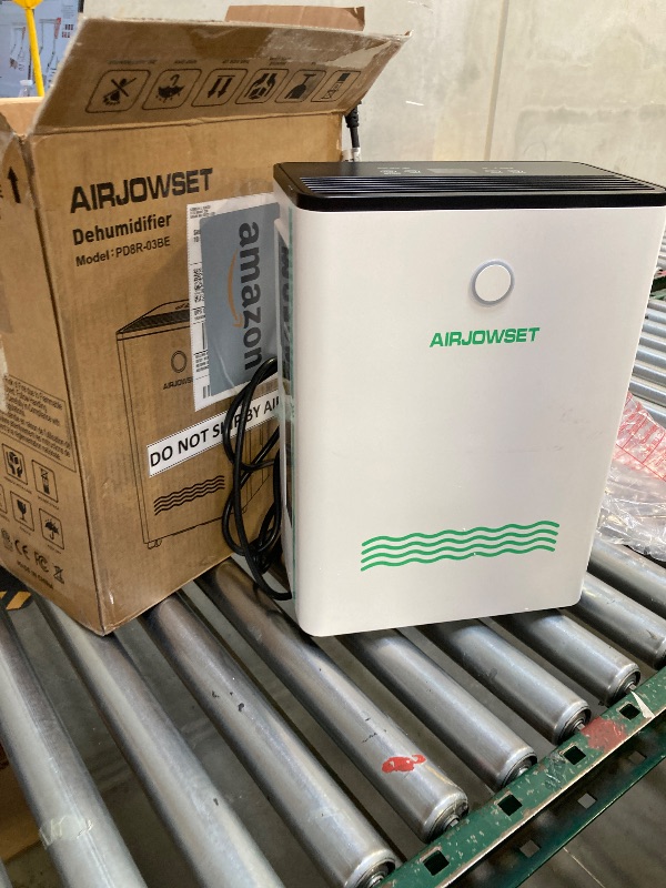 Photo 1 of Dehumidifiers 50 Pints 4500 Sq.Ft, Basement Dehumidifier 0.66 Gallon Water Tank with Drain Hose and 24H Timer Adjustable Humidity, Dehumidifier for Home Basement Bedroom Bathroom