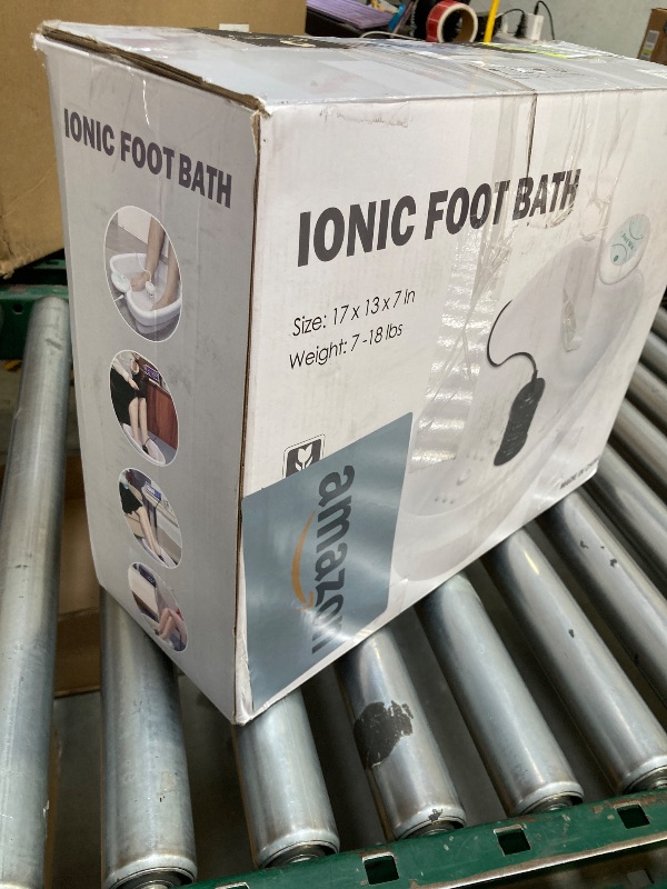 Photo 1 of VnioLife Ionic Foot Bath Detox Machine, Ion Foot Detox Spa for Home Use Beauty Salon Beauty SPA Club with 100 Liners, Zipper Carrying Bag | Detoxifying & Convenient