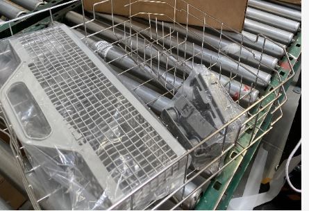 Photo 1 of  Stainless Steel  Dishwasher Lower Rack Replacement Compatible with GE Dishwasher Rack Parts with WD28X27241 Wheel & WD28X10128 Universal