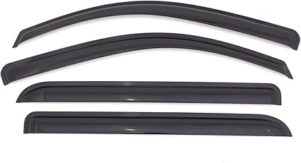 Photo 1 of Outside Mount Rain Guards for 2010 - 2024 Toyota 4Runner | Window Vent Visors, 4 pcs. - Smoke | 94242