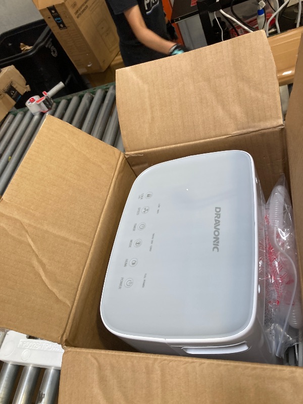 Photo 1 of  34 Pint Dehumidifiers for Home, Basement, Bedroom, Bathroom, 2500 Sq.ft Dehumidifier with Drain Hose, Smart Humidity Control & Display, 3 Operation Modes, 24H Timer, Child Lock (White) 