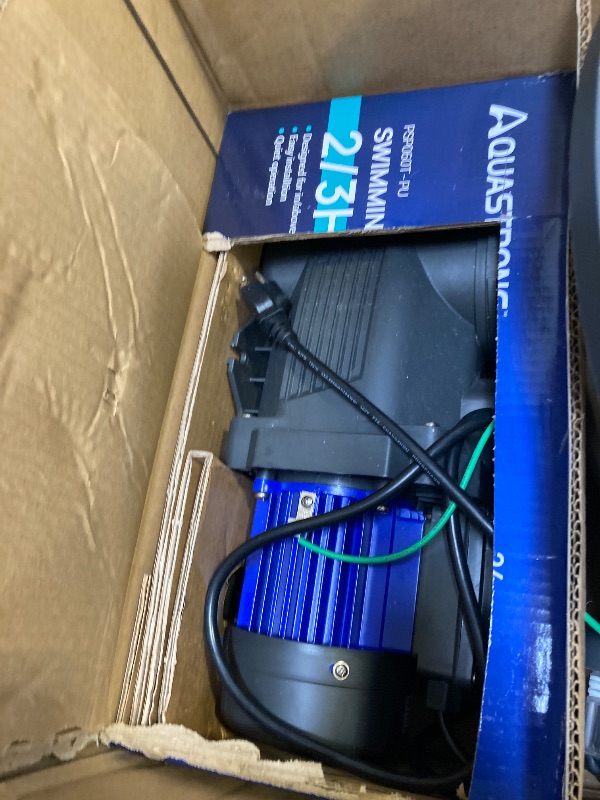 Photo 1 of  AQUASTRONG Sand Filter Pump for Above Ground Pool with Timer, 2/3 HP Pool Pumps Above Ground 3000 GPH for Pools up to 11000GAL,12in Pool Filter with 6-Way Valve, Improved Circulation and Filtration 