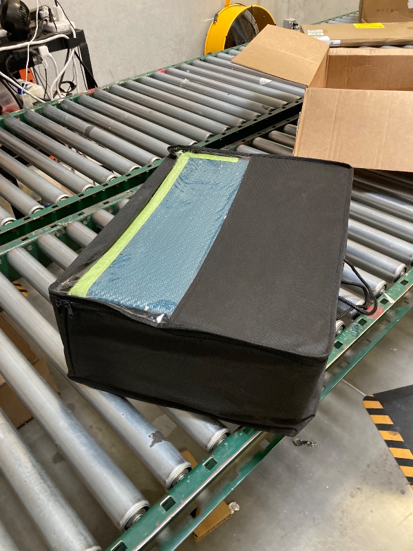 Photo 1 of  Lahome Outdoor Patio Rug Plastic Straw Rug Large Porch Carpet 6x9 Blue-Green 