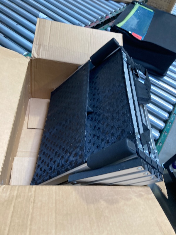 Photo 1 of  Dog Ramps for Large Dogs - Portable Dog Steps for Cars and SUV, Truck, Lightweight Non-Slip Dog Stairs Support Up to 200 Lbs 