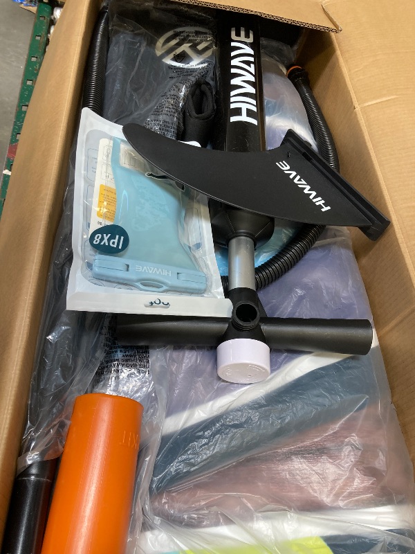 Photo 1 of  Inflatable Paddle Board 11 '* 34 "* 6" Extra Wide Sup Board, 420lb Capacity Paddle Board for Adults, Suitable for Sea and Lakes, 2+1Family Board 