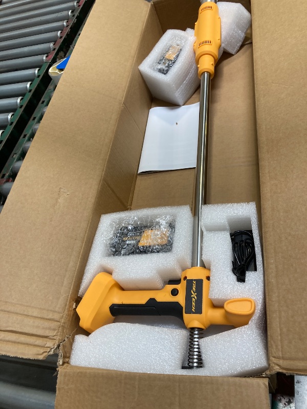 Photo 1 of Puller Tool,Electric Stand Up Weed Puller Tool, 21V Battery Powered w/ 2pcs 3000mAh,Heavy Duty 3-Claw Steel Root Weeder,for Dandelion Lawn Garden Yard