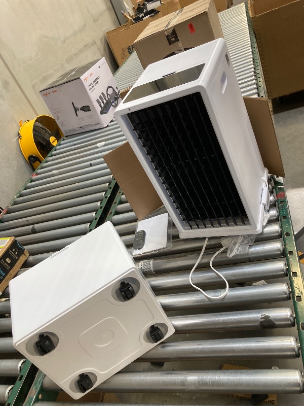 Photo 1 of MISSING ICE PACKS ------------------------------------------------------------- 4-IN-1 Windowless Air Conditioner w/3.2-Gal Tank for 24H Cooling, 4 Wind Speeds & 4 Modes, LED Touch Screen, Waterless Alert System & 12H Timer, Remote, Portable Air Condition