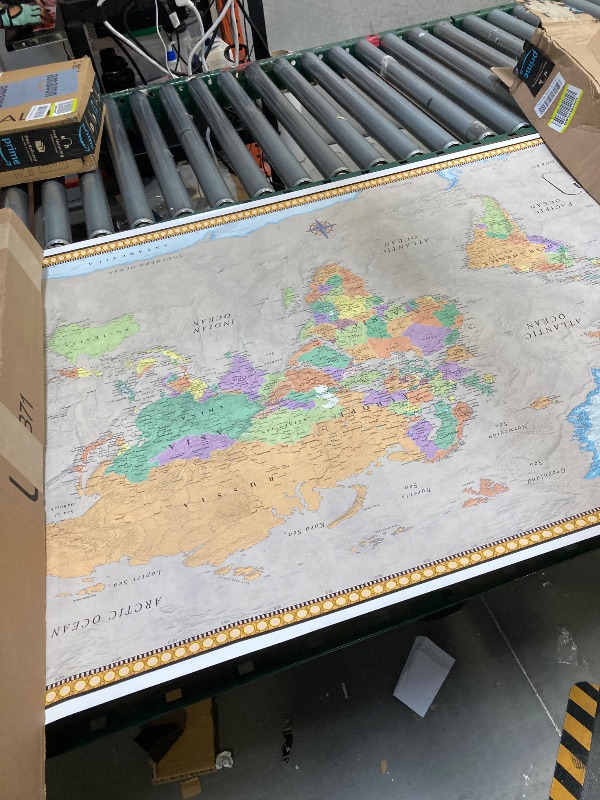 Photo 1 of 
30x50 RMC Classic Edition World Wall Map - Laminated Map – Wall Map, January 1, 2014
