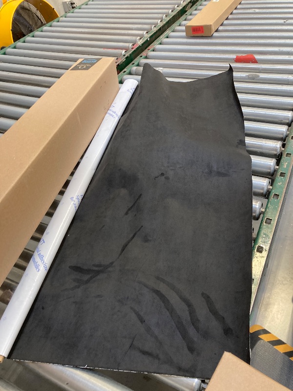 Photo 1 of  Suede Auto Headliner Fabric W with Foam Backing - Black Interior Replacement Material for Car/Truck/SUV/RV Roof, Tube Packaging - Home Repair/DIY Headliner Material 