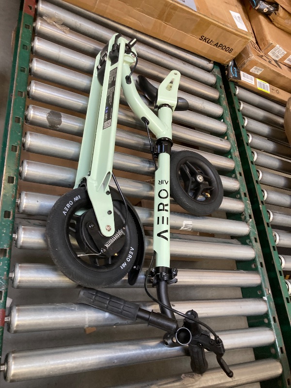 Photo 1 of  Aero Big Wheels Kick Scooter for Kids 6+, Teens & Adults | Light Up Wheels, Hand Brake, Rubber Deck Mat & Shock Absorption | Foldable & Height Adjustable 