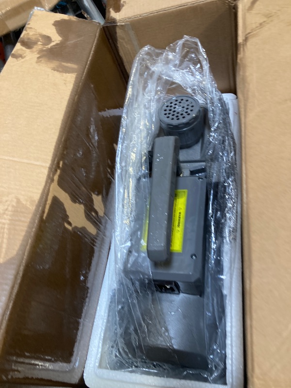 Photo 1 of  Orion Motor Tech 2 Stage Vacuum Pump, 9 cfm 3/4 hp HVAC Rotary Vane Vacuum Pump with 1.5 Micron Ultimate Vacuum, Two Stage Air Vacuum Pump for R22 R134a R410a HVAC Servicing 