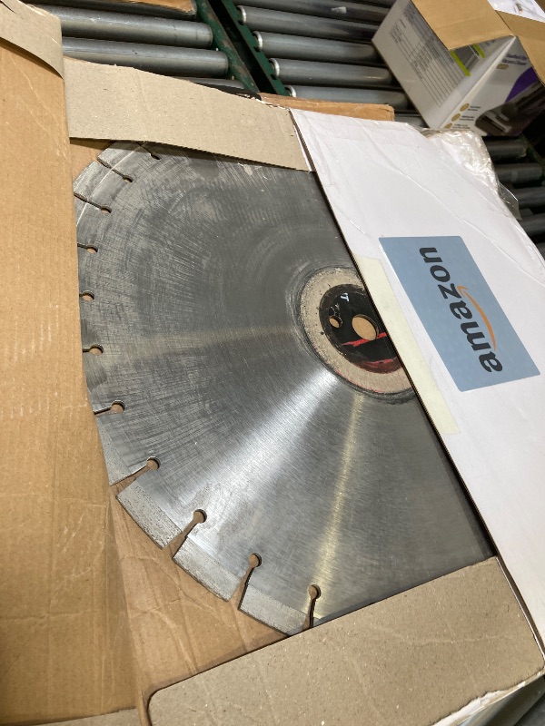 Photo 1 of  20 Inch Diamond Concrete Saw Blade, Segmented General Purpose Blade Dry/Wet Cutting Concrete, Reinforced Concrete, Masonry, Brick, Block,1" Arbor 