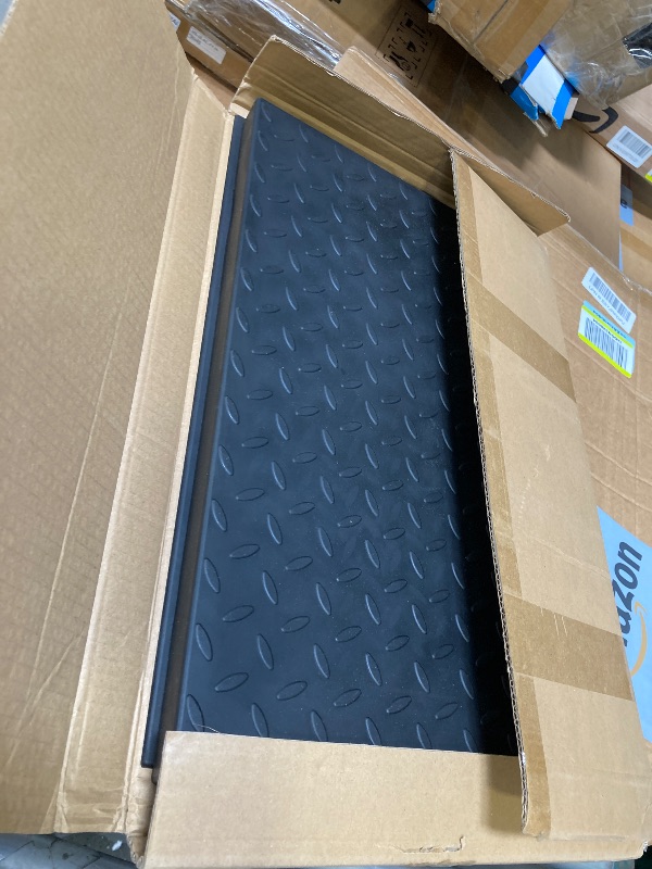 Photo 1 of  1.2" Rise Rubber Threshold Ramp for Doorways,Non-Slip Surface for Wheelchair Scooter Stroller,1500 LBS Capacity,Cuttable and Adjustable Size 