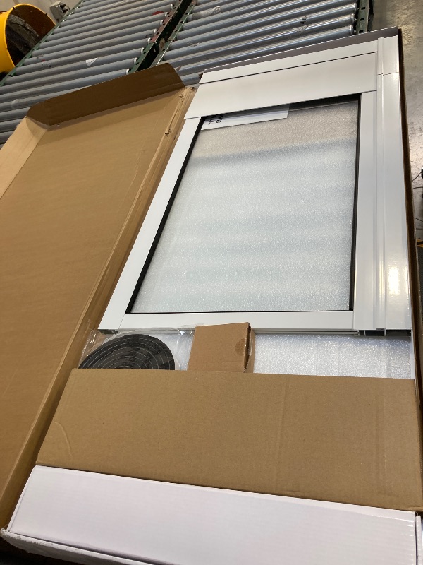 Photo 1 of  FOR PARTS ONLY- Power Pet Electronic Dog Door - High Tech Pet Electronic Pet Doors - Fully Automatic Sliding e-Glass Electronic Dog Doors - Pets up to 30 lbs - Medium - Regular 75" - 80-1/4" Patio Doors - PX-1-SRE 