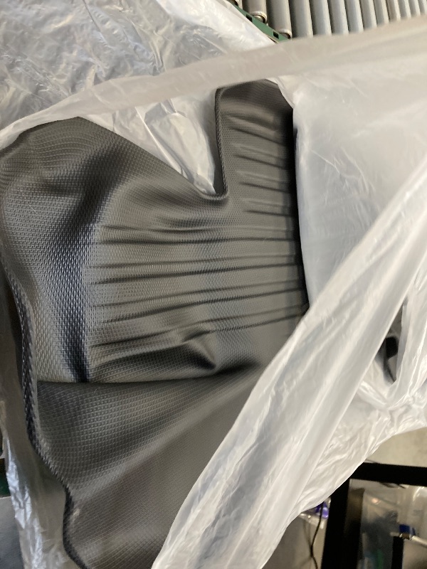 Photo 1 of  3W Floor Mats for Tesla Cybertruck 2023 2024 2025, TPE All Weather Protection Waterproof Custom Fit Floor Liner for 1st, 2nd Row for Cybertruck, Black 