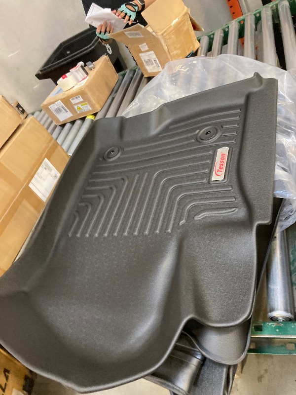 Photo 1 of TESSON Floor Mats Silverado/GMC Sierra 2500HD/3500HD Crew Cab with Rear Underseat Storage Box, Front Bucket Seat