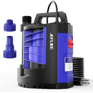 Photo 1 of JEFLIKE Automatic Submersible Water Pump 1/2 HP 3500 GPH - Utility Sump Pump with Built-in Float Valve by Auto or Manual Mode Switch -