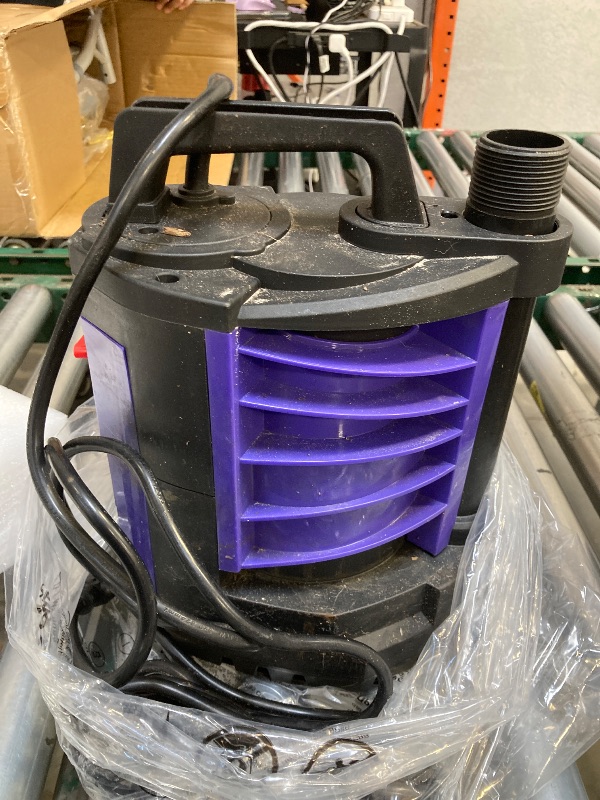 Photo 1 of JEFLIKE Automatic Submersible Water Pump 1/2 HP 3500 GPH - Utility Sump Pump with Built-in Float Valve by Auto or Manual Mode Switch -