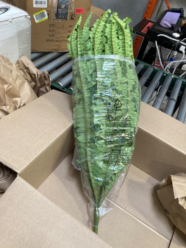 Photo 1 of  Artificial Ferns Fake Ferns Plant Artificial Ferns for Office FarmhousesGarden Indoor and Outdoor Decorations 