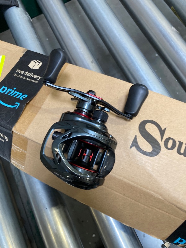 Photo 1 of  Sougayilang Baitcasting Fishing Rod and Reel Combo, Medium 6'/7' Low Profile with SuperPolymer Handle 