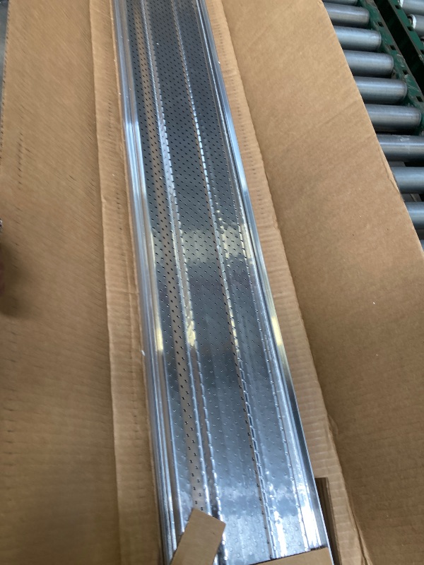 Photo 1 of  E-Z GUTTER GUARD Smooth Flow Gutter Guards  Carton (Mill Finish) 