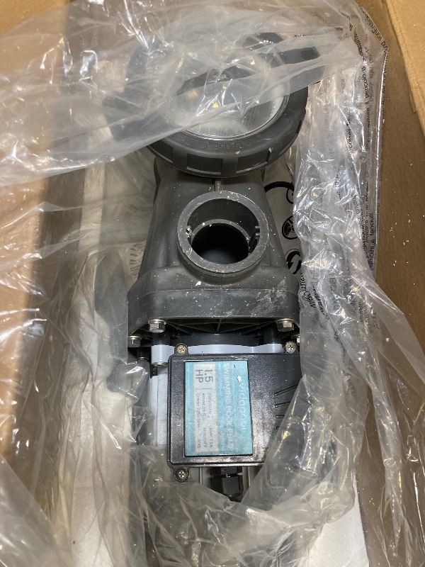 Photo 1 of  In/Above Ground Pool Pump, Self Primming High Flow (Dual Speed, 1.5 HP, QMAX 7350 GPH, 115V) 