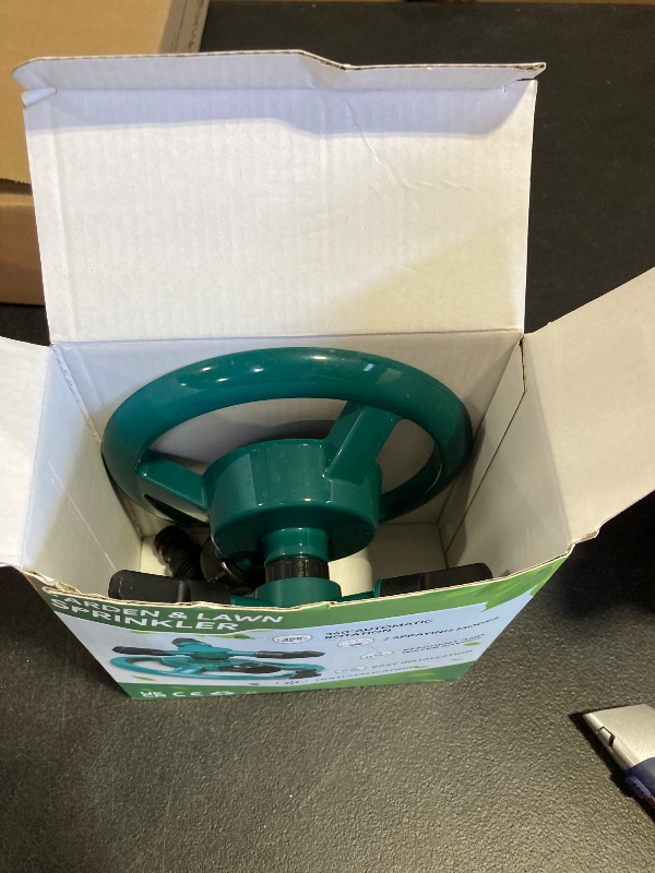 Photo 1 of Sprinklers for Yard, Water Sprinkler for Lawn, 360 Degree Rotating Lawn Sprinkler for Yard Large Area, Sprinklers for Kids, Pets Playing