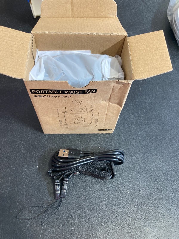 Photo 1 of AMACOOL Portable Waist Fan Clip On, MAX 40H Work Time, 10000mAh Rechargeable Wearable Shirt Fan with Light, 16000RPM Powerful 5 Speed Belt Fans Personal Cooling Fans for Outdoor Jobsite Camping Travel