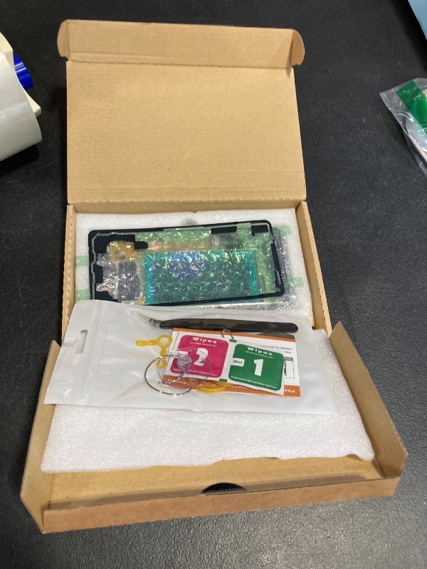 Photo 1 of LNONLS for Samsung Galaxy S10 Plus LCD Display Screen Assembly Replacement for Samsung Galaxy S10Plus LCD Touch Digitizer Screen with Frame S10+ 6.4" G975U G975FD G975A without fingerprint Black