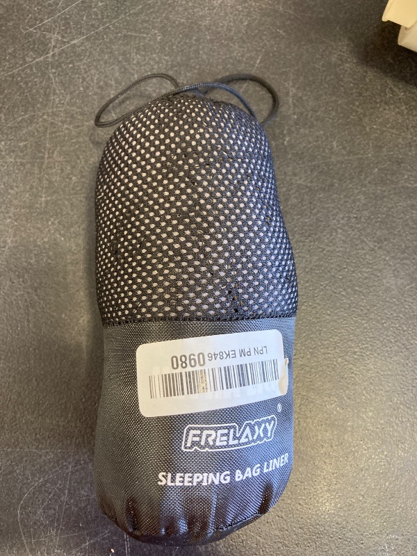 Photo 1 of Frelaxy Ultralight Sleeping Bag Liner - Lighter & Compact, 3 Sizes Travel Sheets & Adult Sleep Sack, Comfy Breathable & Silky Soft for Backpacking, Hotel, Camping, Hostels (Gray, 37.4in x 84.6")