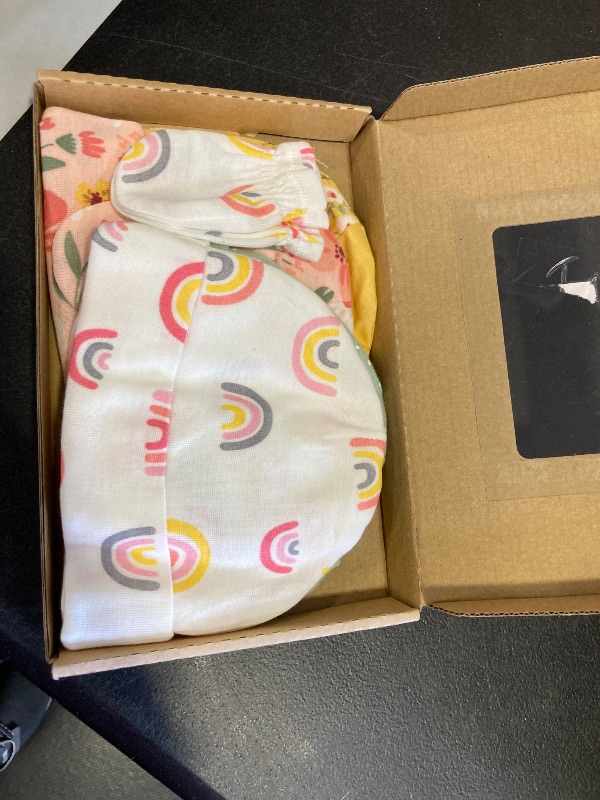 Photo 1 of newborn hat and mittens 