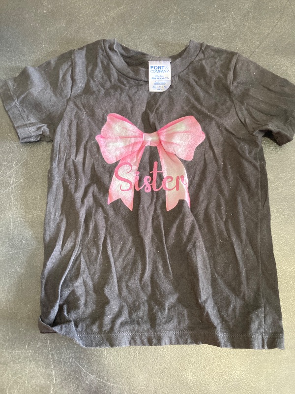 Photo 1 of toddler sister shirt size 4t
