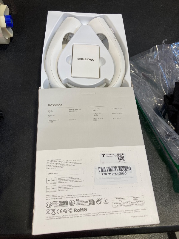 Photo 1 of Warmco 10000mAh Portable Neck Fan - Rechargeable, 4-Speed, 360° All - Around Cooling, 24H Long - Lasting Runtime, Hands - Free Wearable Fan for Hot Weather, Travel,Office & Camping (Men & Women)