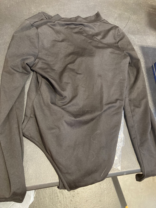 Photo 1 of  Women's Zip bodysuit Top (Black, m)